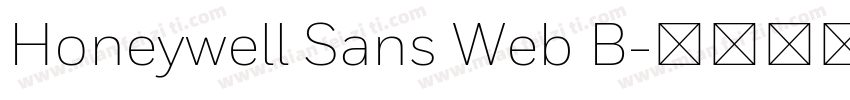 Honeywell Sans Web B字体转换